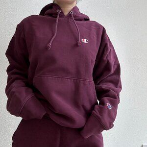 Champion Reverse Weave Sweat Set - Plum